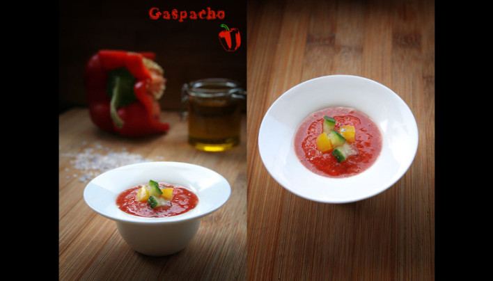 Gaspacho tomate poivron
