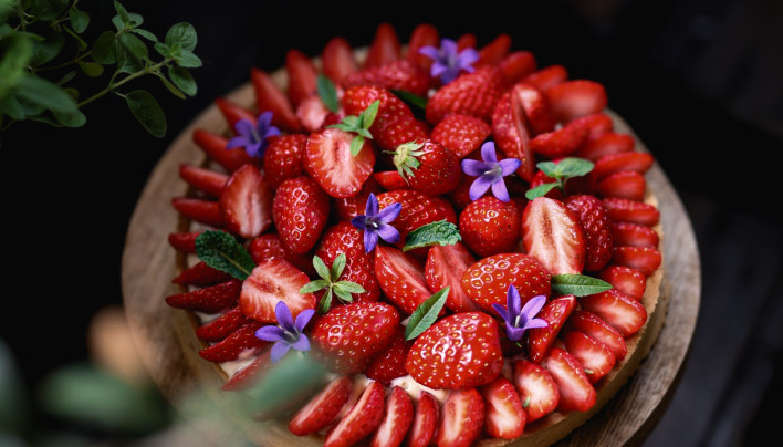 Tarte aux fraises (inspiration Laurent Jeannin)